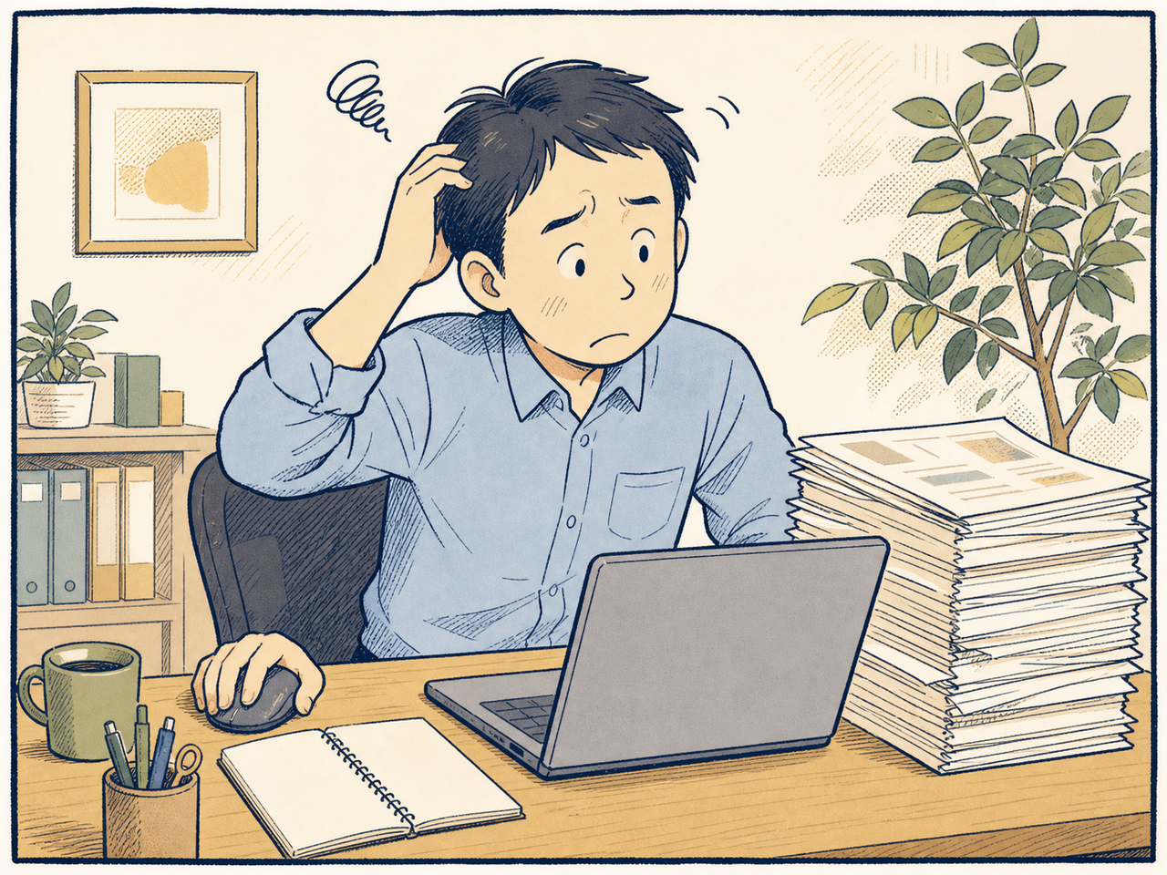 制作会社任せの契約に困惑する担当者