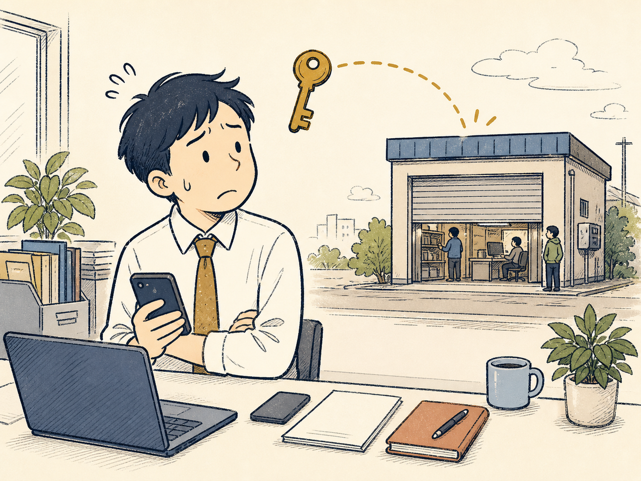 サーバーの鍵を制作会社に握られている状態