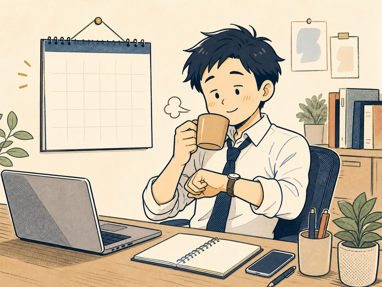 焦らず待つと気づいて肩の力が抜ける瞬間