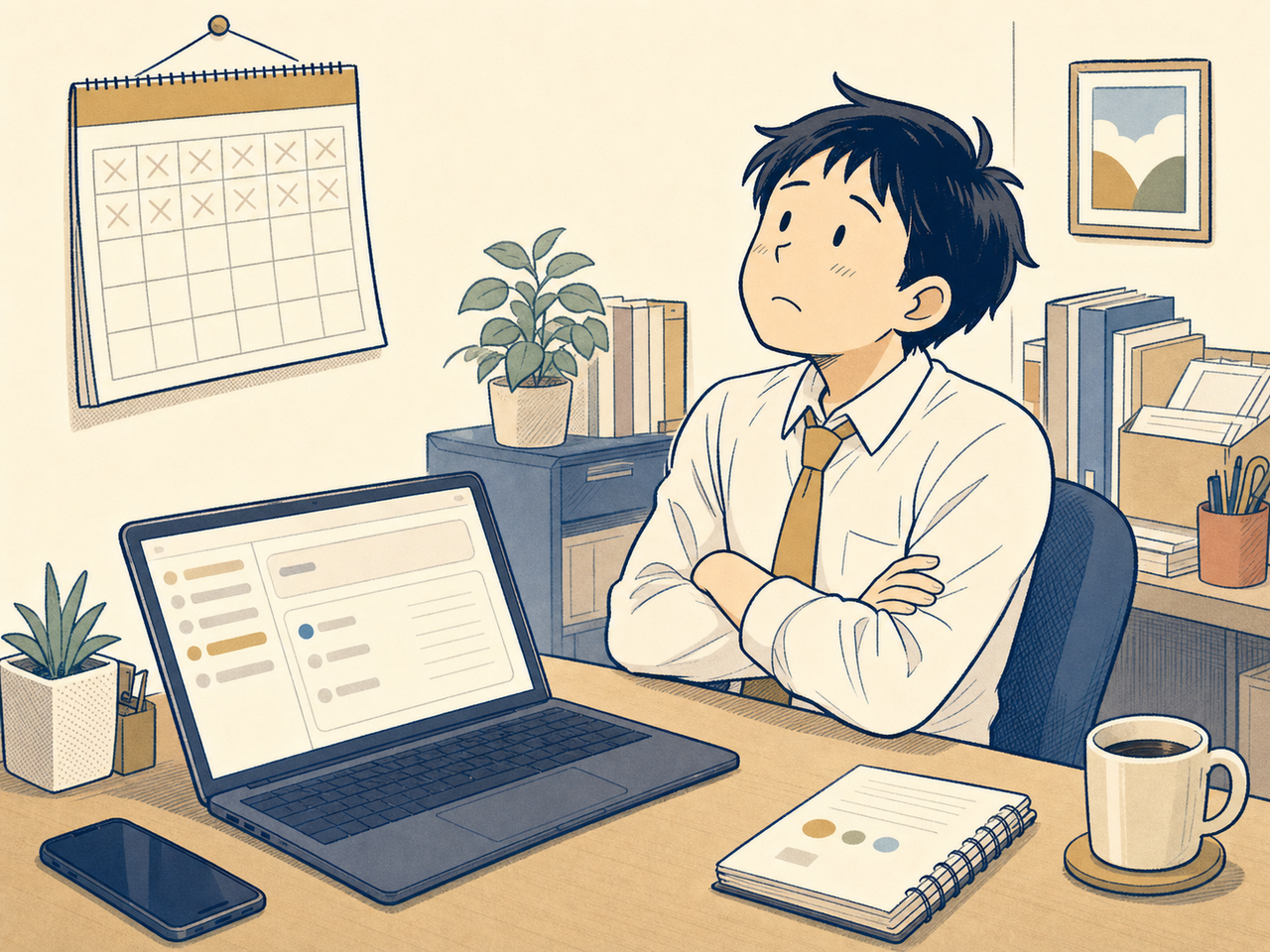 設定を変えても過去は戻らない、まず落ち着く