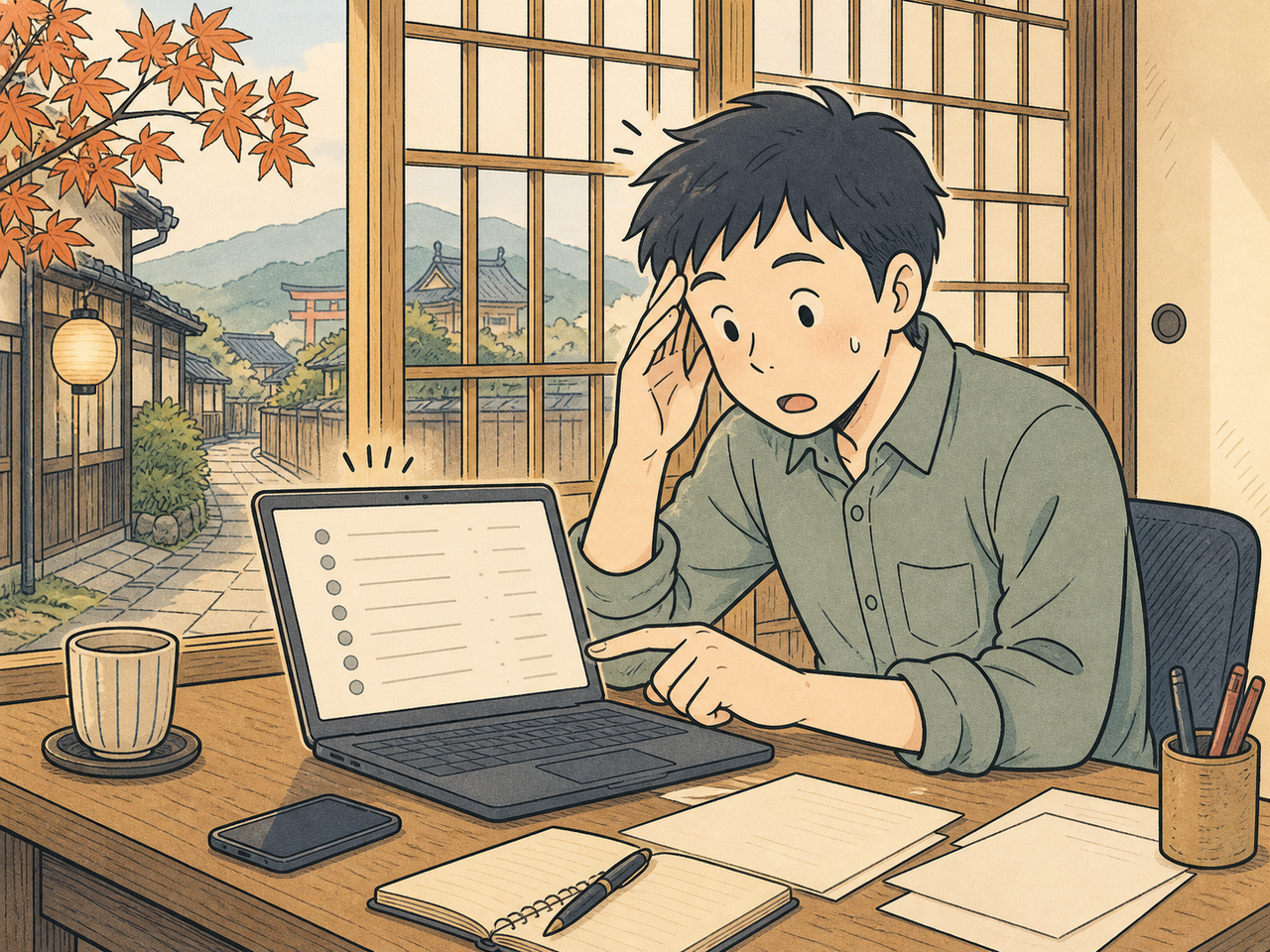 検索語句に日本語が混ざり驚く担当者