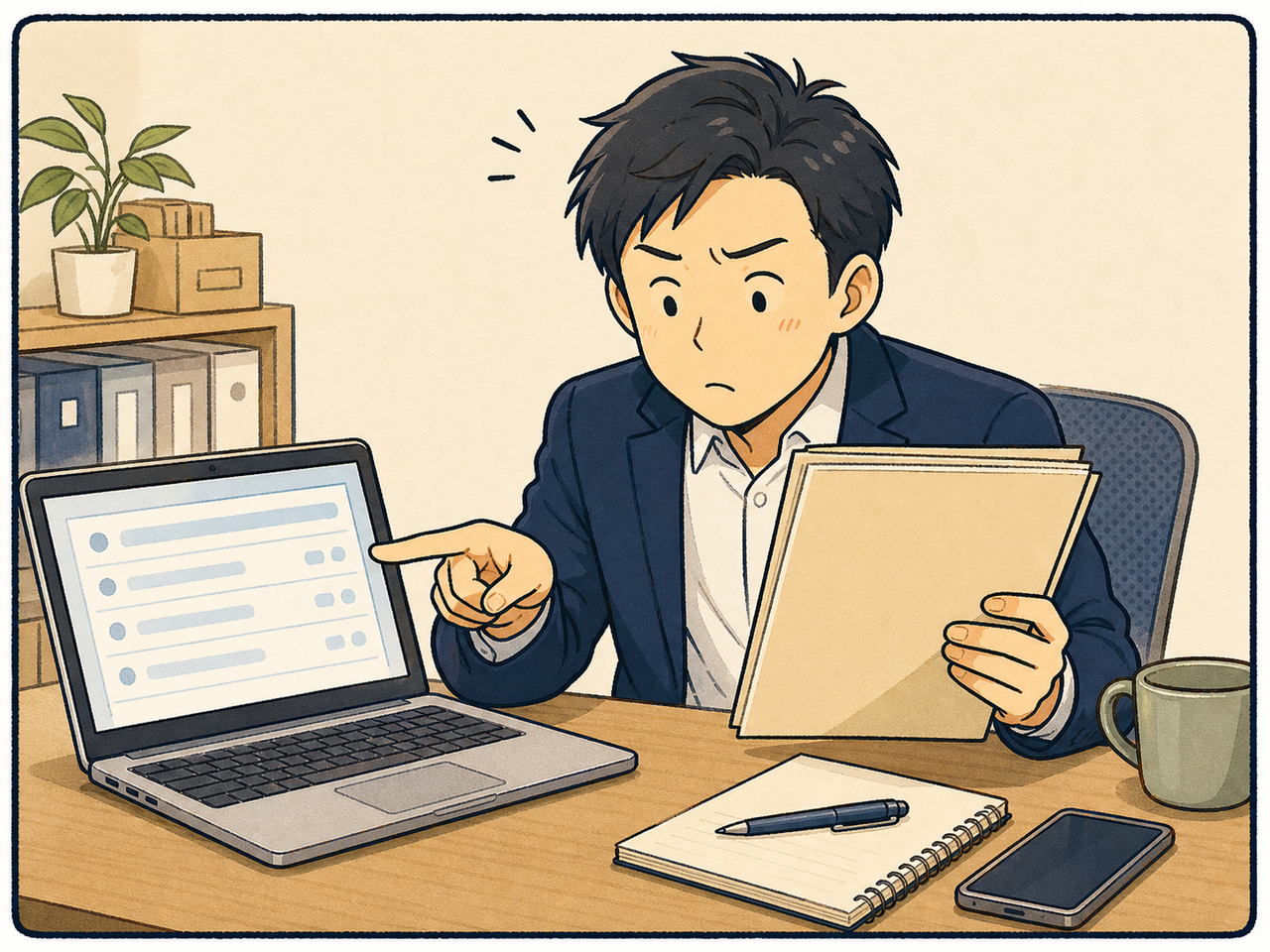 自社の支払い方法をまず確認する担当者
