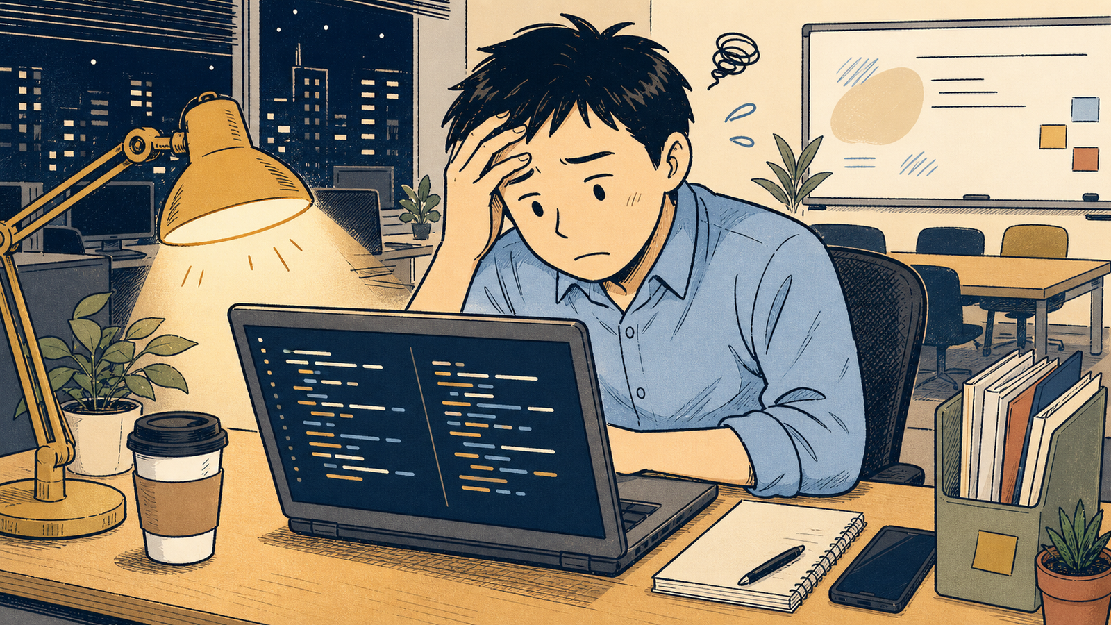 夜、引き継いだサイトのタグ設定に頭を抱える
