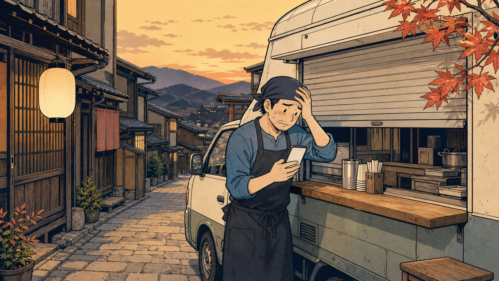 「今日どこですか」に追われるキッチンカー店主