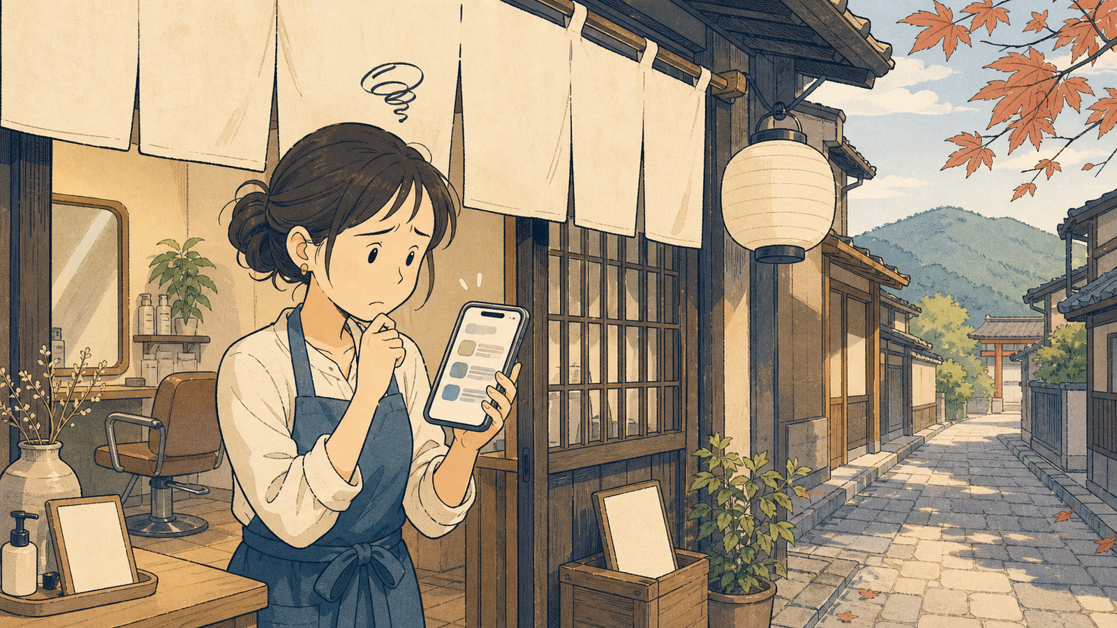 「京都 美容院」で上位でも客が来ない朝