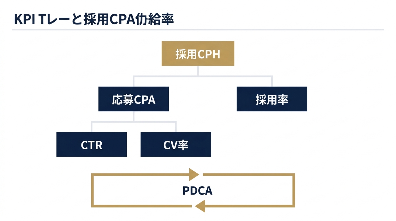 採用CPHを頂点としたKPIツリーとPDCA