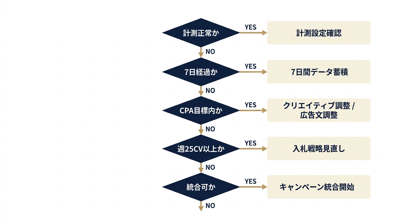 触るか待つか——5ステップの判断フロー
