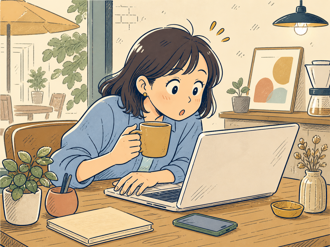 AIと対話しながら発見に驚く担当者