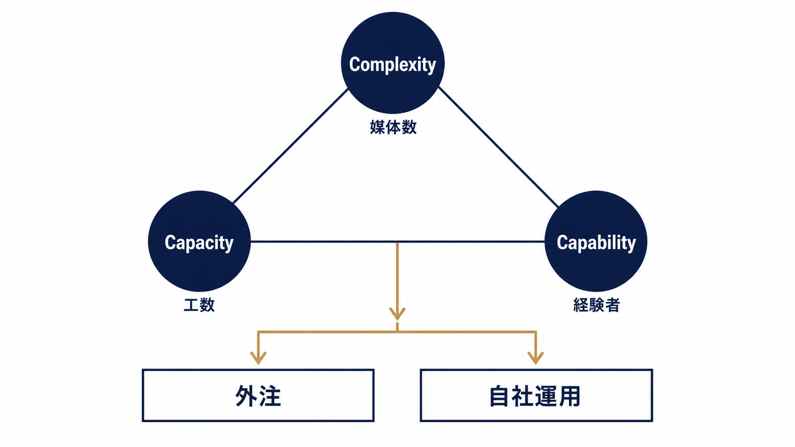 Complexity・Capacity・Capabilityの3軸診断フロー