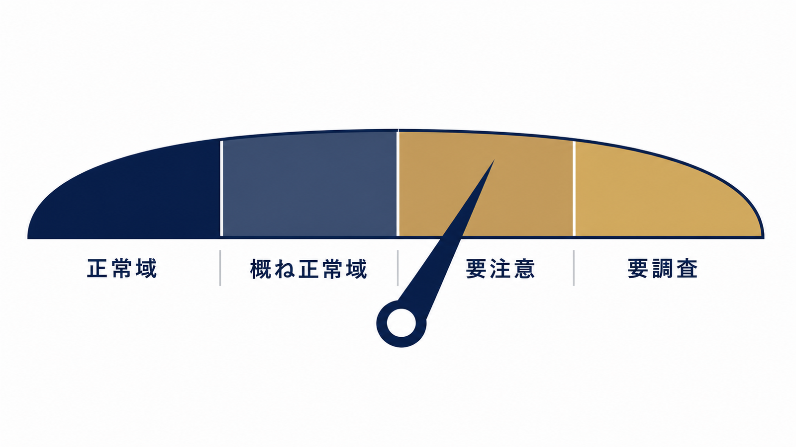 乖離率の目安を示すゲージ図