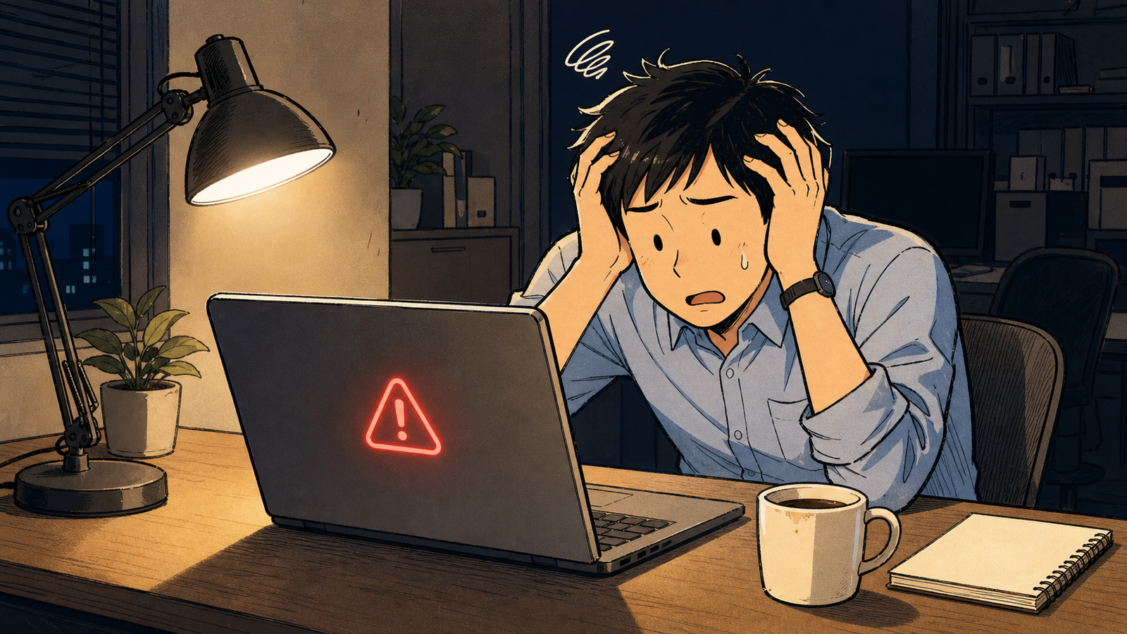 所有権確認の壁にぶつかる担当者の夜