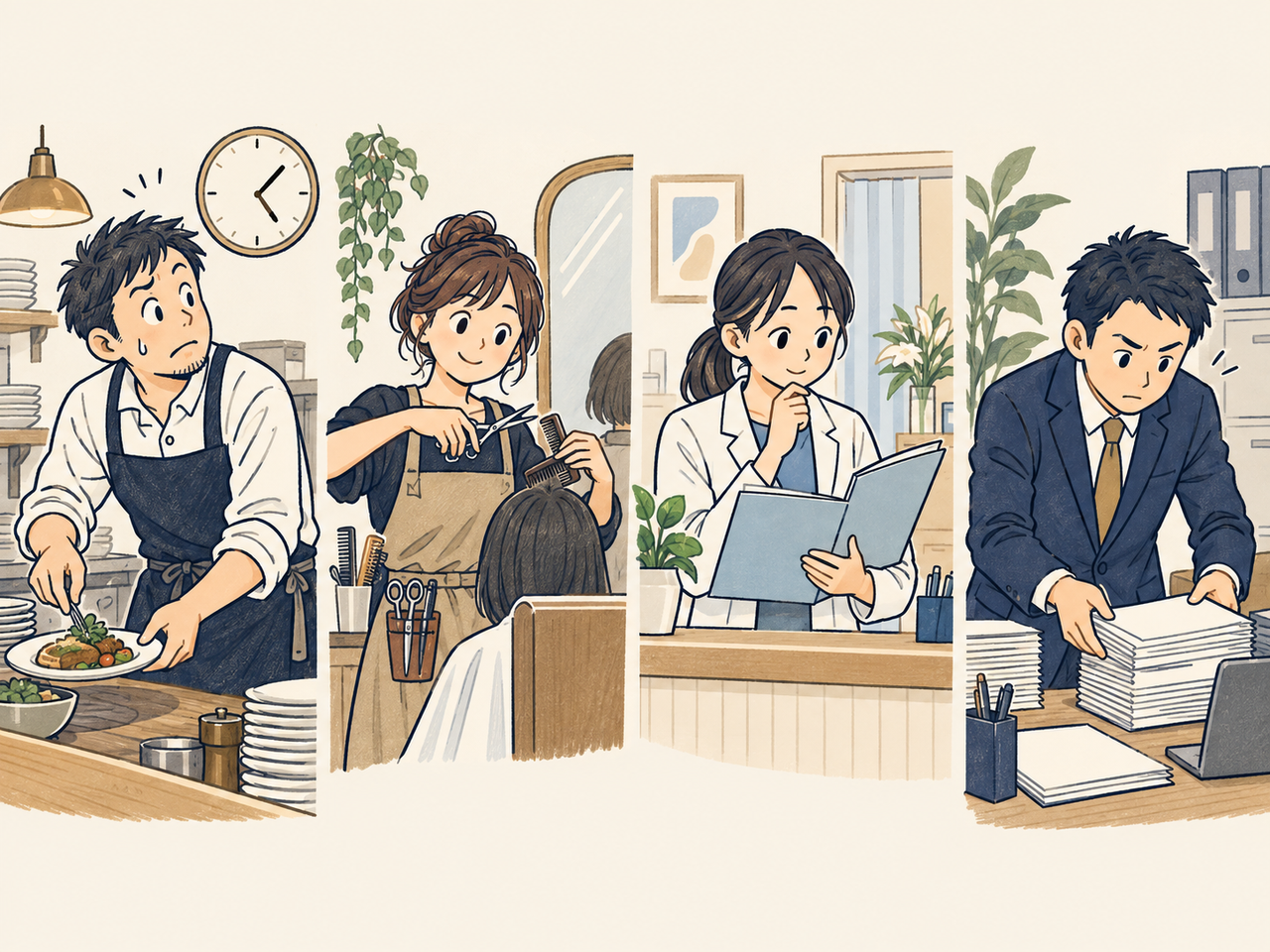 業種ごとに異なる商圏設計に向き合う4人の事業主