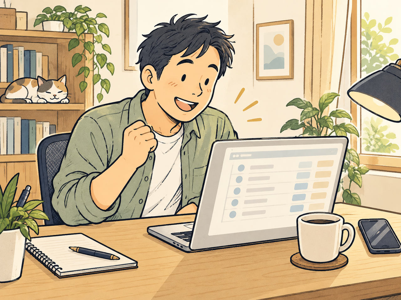 手元資金を整理して安心する