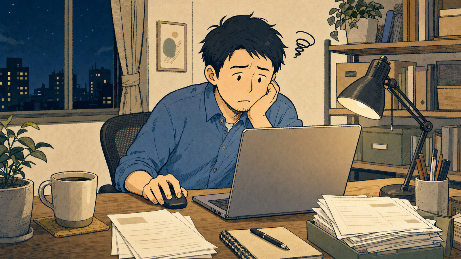 更新案内を前に手が止まる瞬間