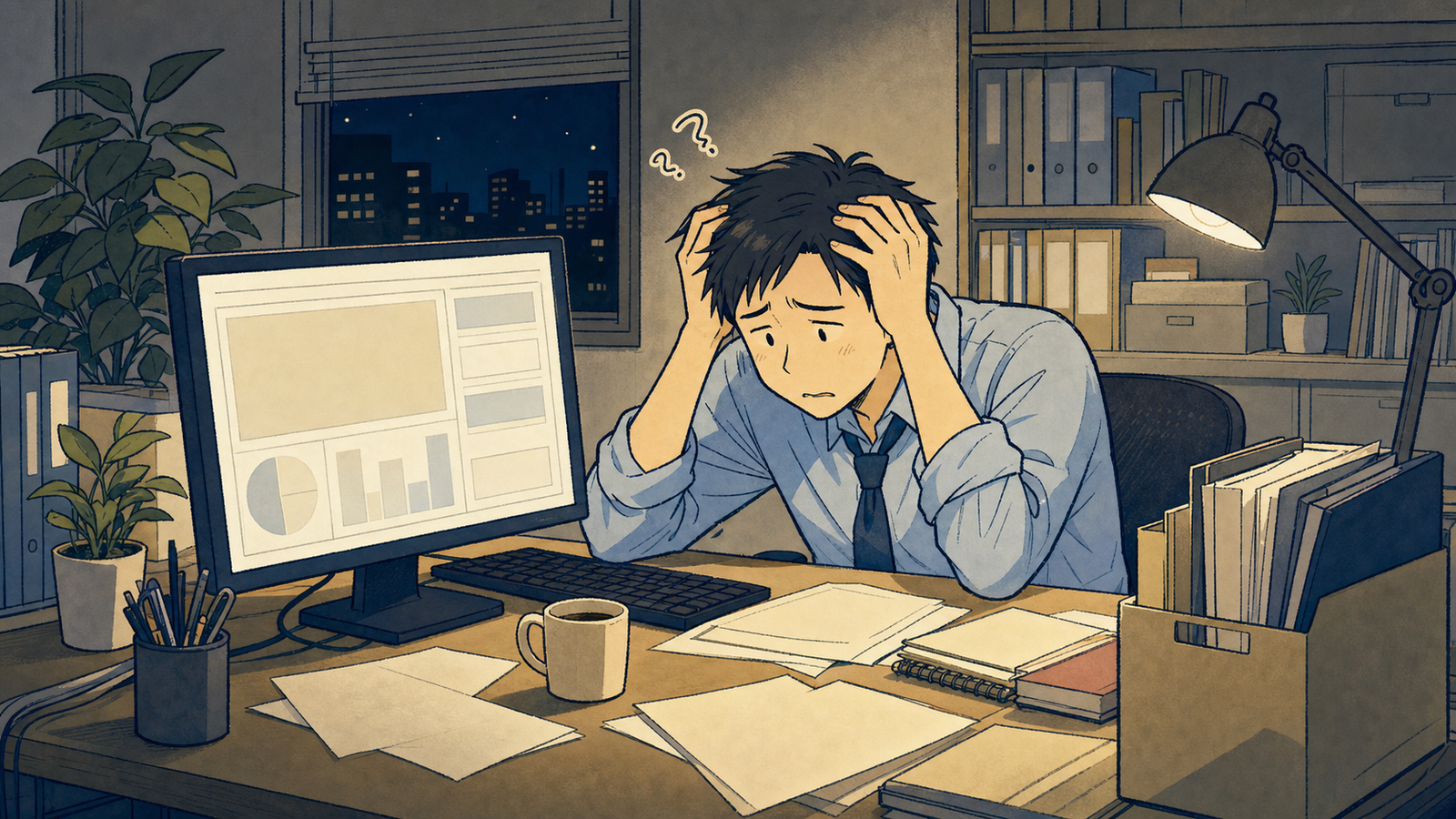 数字は揃うのに、次の一手が浮かばない夜